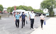 教育局领导检查甫里中学疫情防控工作
